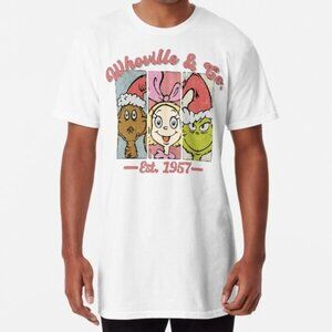 Whoville University Christmas Graphic T-Shirt Festive Grinch Holiday Gift Tee